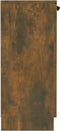 vidaXL - Dressoir - 60x30x70 - cm - bewerkt - hout - gerookt - eikenkleurig