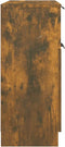 vidaXL - Dressoir - 60x30x70 - cm - bewerkt - hout - gerookt - eikenkleurig