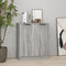 vidaXL - Dressoir - 60x30x70 - cm - bewerkt - hout - grijs - sonoma - eiken