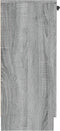 vidaXL - Dressoir - 60x30x70 - cm - bewerkt - hout - grijs - sonoma - eiken