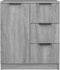 vidaXL - Dressoir - 60x30x70 - cm - bewerkt - hout - grijs - sonoma - eiken