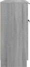 vidaXL - Dressoir - 60x30x70 - cm - bewerkt - hout - grijs - sonoma - eiken