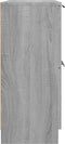 vidaXL - Dressoir - 60x30x70 - cm - bewerkt - hout - grijs - sonoma - eiken