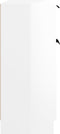 vidaXL - Dressoir - 60x30x70 - cm - bewerkt - hout - hoogglans - wit