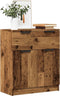 vidaXL - Dressoir - 60x30x70 - cm - bewerkt - hout - oud - houtkleurig