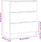 vidaXL - Dressoir - 60x30x70 - cm - bewerkt - hout - oud - houtkleurig