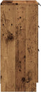 vidaXL - Dressoir - 60x30x70 - cm - bewerkt - hout - oud - houtkleurig