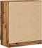 vidaXL - Dressoir - 60x30x70 - cm - bewerkt - hout - oud - houtkleurig