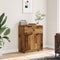 vidaXL - Dressoir - 60x30x70 - cm - bewerkt - hout - oud - houtkleurig