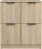 vidaXL - Dressoir - 60x30x70 - cm - bewerkt - hout - sonoma - eikenkleurig