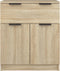 vidaXL - Dressoir - 60x30x70 - cm - bewerkt - hout - sonoma - eikenkleurig