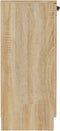 vidaXL - Dressoir - 60x30x70 - cm - bewerkt - hout - sonoma - eikenkleurig
