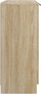 vidaXL - Dressoir - 60x30x70 - cm - bewerkt - hout - sonoma - eikenkleurig