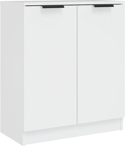 vidaXL - Dressoir - 60x30x70 - cm - bewerkt - hout - wit