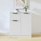 vidaXL - Dressoir - 60x30x70 - cm - bewerkt - hout - wit