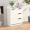 vidaXL - Dressoir - 60x30x70 - cm - bewerkt - hout - wit