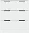 vidaXL - Dressoir - 60x30x70 - cm - bewerkt - hout - wit