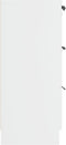 vidaXL - Dressoir - 60x30x70 - cm - bewerkt - hout - wit