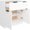 vidaXL - Dressoir - 60x30x70 - cm - bewerkt - hout - wit