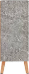 vidaXL - Dressoir - 60x30x72 - cm - bewerkt - hout - betongrijs