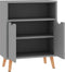 vidaXL - Dressoir - 60x30x72 - cm - bewerkt - hout - grijs