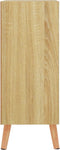vidaXL - Dressoir - 60x30x72 - cm - bewerkt - hout - sonoma - eikenkleurig