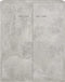 vidaXL - Dressoir - 60x30x75 - cm - bewerkt - hout - betongrijs