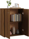 vidaXL - Dressoir - 60x30x75 - cm - bewerkt - hout - bruin - eikenkleur