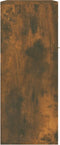 vidaXL - Dressoir - 60x30x75 - cm - bewerkt - hout - gerookt - eikenkleurig