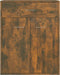 vidaXL - Dressoir - 60x30x75 - cm - bewerkt - hout - gerookt - eikenkleurig