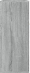 vidaXL - Dressoir - 60x30x75 - cm - bewerkt - hout - grijs - sonoma - eikenkleurig