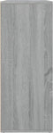 vidaXL - Dressoir - 60x30x75 - cm - bewerkt - hout - grijs - sonoma - eikenkleurig