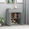 vidaXL - Dressoir - 60x30x75 - cm - bewerkt - hout - grijs - sonoma - eikenkleurig