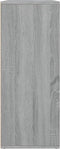 vidaXL - Dressoir - 60x30x75 - cm - bewerkt - hout - grijs - sonoma - eikenkleurig