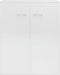 vidaXL - Dressoir - 60x30x75 - cm - bewerkt - hout - hoogglans - wit