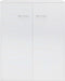 vidaXL - Dressoir - 60x30x75 - cm - bewerkt - hout - hoogglans - wit
