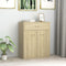vidaXL - Dressoir - 60x30x75 - cm - bewerkt - hout - sonoma - eikenkleurig