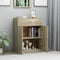 vidaXL - Dressoir - 60x30x75 - cm - bewerkt - hout - sonoma - eikenkleurig