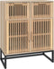 vidaXL - Dressoir - 60x30x75 - cm - bewerkt - hout
