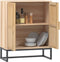 vidaXL - Dressoir - 60x30x75 - cm - bewerkt - hout