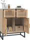 vidaXL - Dressoir - 60x30x75 - cm - bewerkt - hout