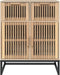 vidaXL - Dressoir - 60x30x75 - cm - bewerkt - hout