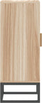 vidaXL - Dressoir - 60x30x75 - cm - bewerkt - hout