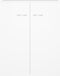 vidaXL - Dressoir - 60x30x75 - cm - bewerkt - hout - wit
