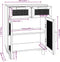 vidaXL - Dressoir - 60x30x75 - cm - massief - grenenhout - en - rattan - bruin