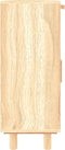 vidaXL - Dressoir - 60x30x75 - cm - massief - grenenhout - en - rattan - bruin