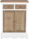 vidaXL - Dressoir - 60x30x80 - cm - massief - hout - wit