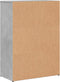 vidaXL - Dressoir - 60x30x84 - cm - bewerkt - hout - betongrijs