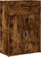 vidaXL - Dressoir - 60x30x84 - cm - bewerkt - hout - gerookt - eikenkleurig