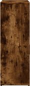 vidaXL - Dressoir - 60x30x84 - cm - bewerkt - hout - gerookt - eikenkleurig